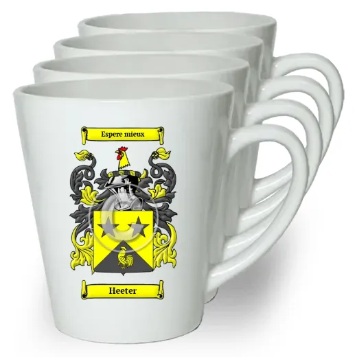 Heeter Set of 4 Latte Mugs