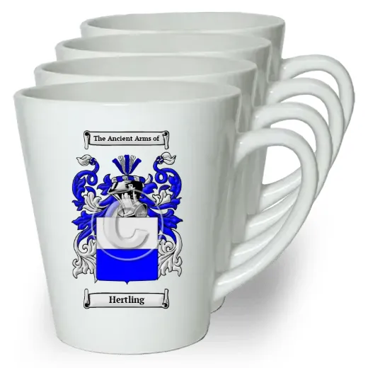 Hertling Set of 4 Latte Mugs