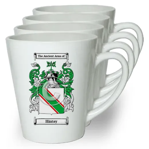 Hintay Set of 4 Latte Mugs
