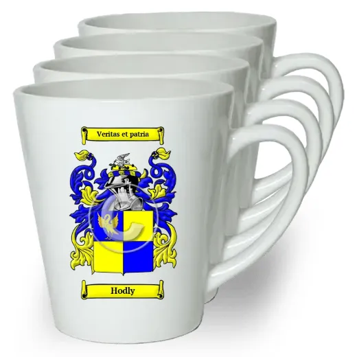 Hodly Set of 4 Latte Mugs