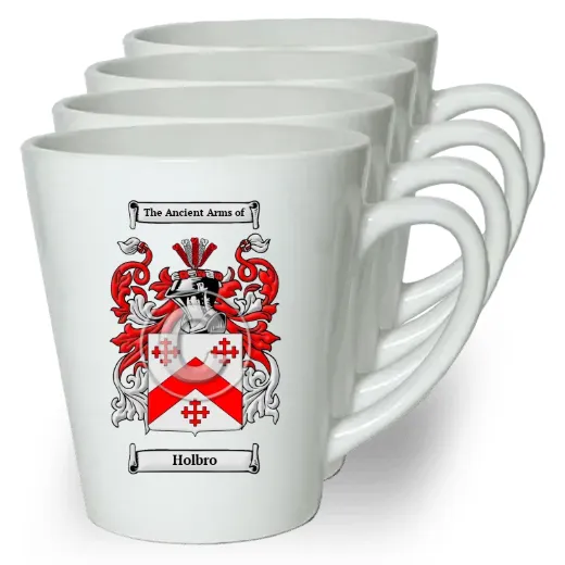 Holbro Set of 4 Latte Mugs