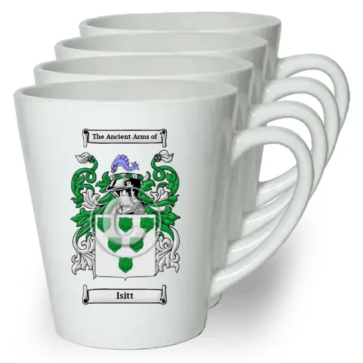 Isitt Set of 4 Latte Mugs