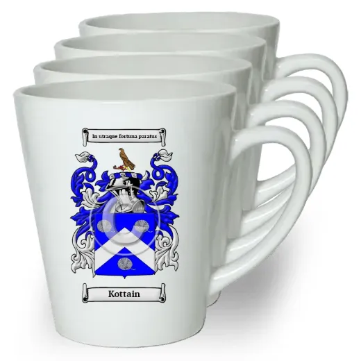 Kottain Set of 4 Latte Mugs