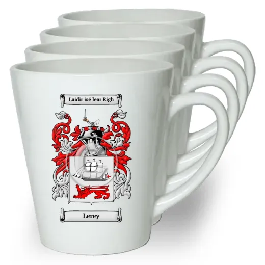 Lerey Set of 4 Latte Mugs
