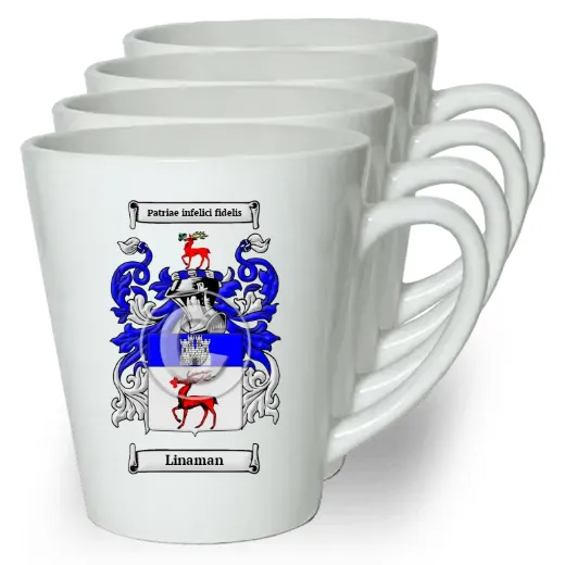 Linaman Set of 4 Latte Mugs