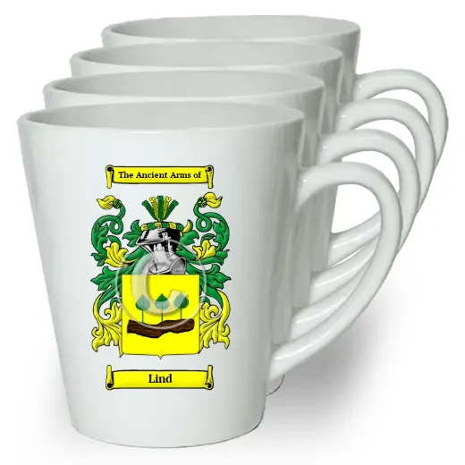 Lind Set of 4 Latte Mugs