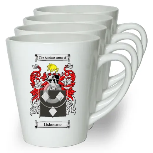Lisbourne Set of 4 Latte Mugs