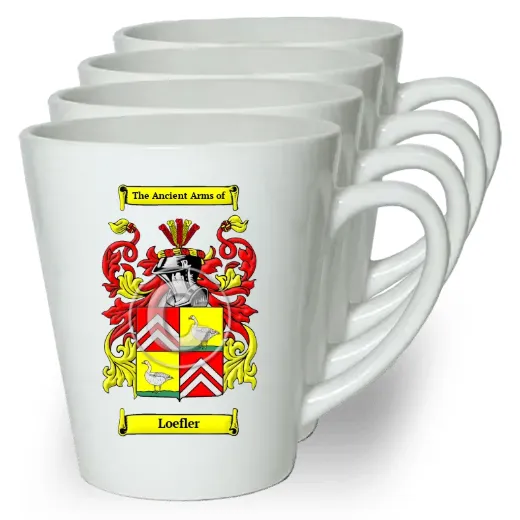 Loefler Set of 4 Latte Mugs