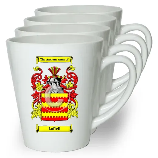 Loffell Set of 4 Latte Mugs