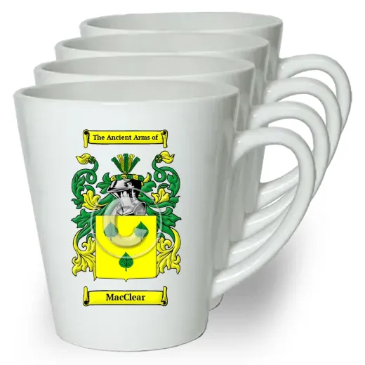 MacClear Set of 4 Latte Mugs