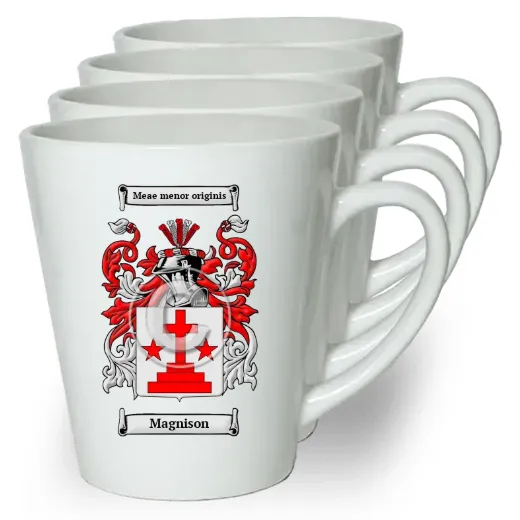 Magnison Set of 4 Latte Mugs