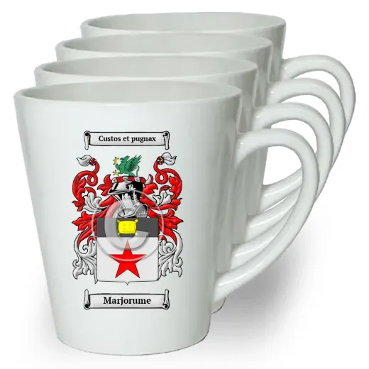 Marjorume Set of 4 Latte Mugs