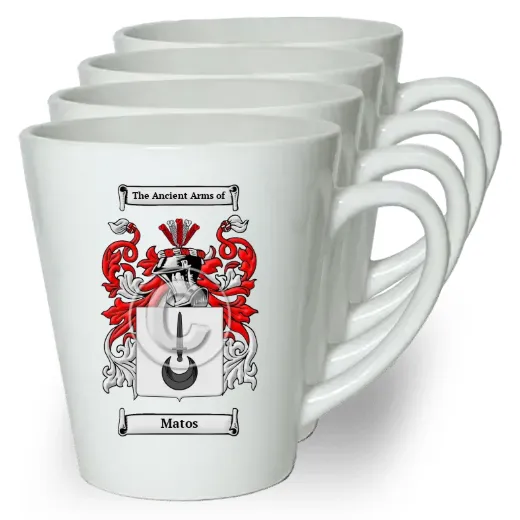 Matos Set of 4 Latte Mugs