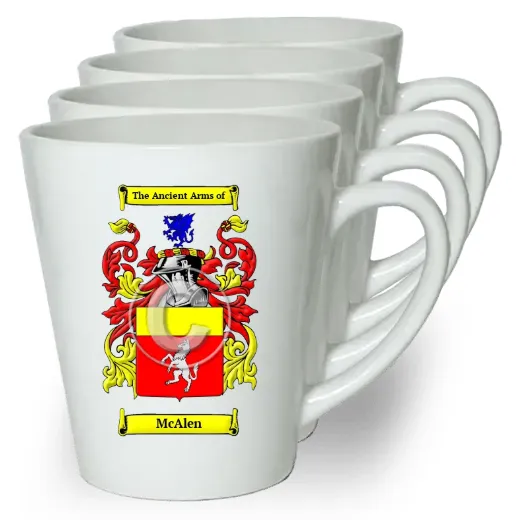McAlen Set of 4 Latte Mugs