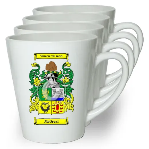 McGreal Set of 4 Latte Mugs