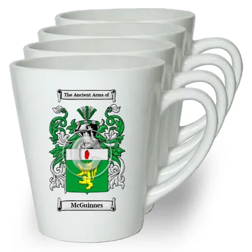 McGuinnes Set of 4 Latte Mugs