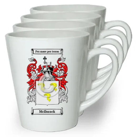 McIlurack Set of 4 Latte Mugs