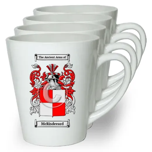 McRisdeeard Set of 4 Latte Mugs