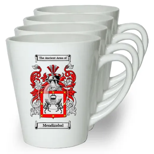 Mendizabal Set of 4 Latte Mugs