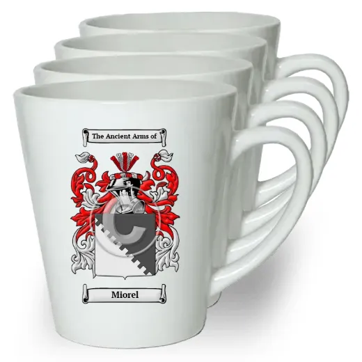 Miorel Set of 4 Latte Mugs