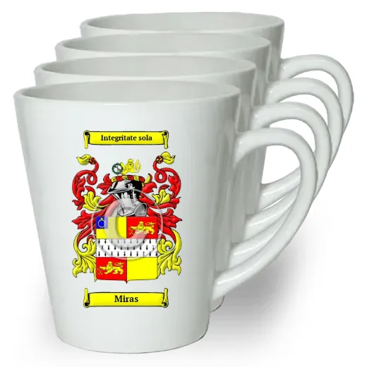 Miras Set of 4 Latte Mugs