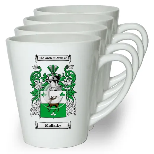 Mullarky Set of 4 Latte Mugs