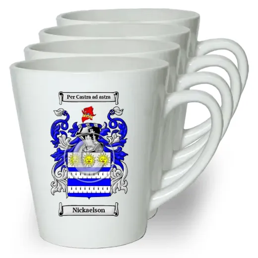 Nickaelson Set of 4 Latte Mugs
