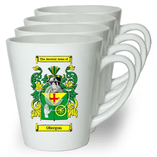 Obregon Set of 4 Latte Mugs