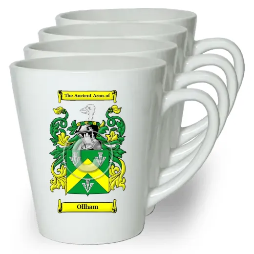 Ollham Set of 4 Latte Mugs