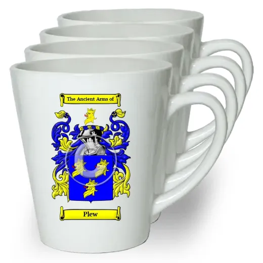 Plew Set of 4 Latte Mugs