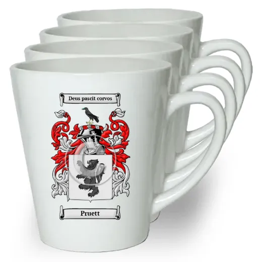 Pruett Set of 4 Latte Mugs
