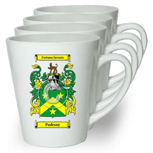 Pudesay Set of 4 Latte Mugs