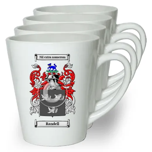 Randell Set of 4 Latte Mugs