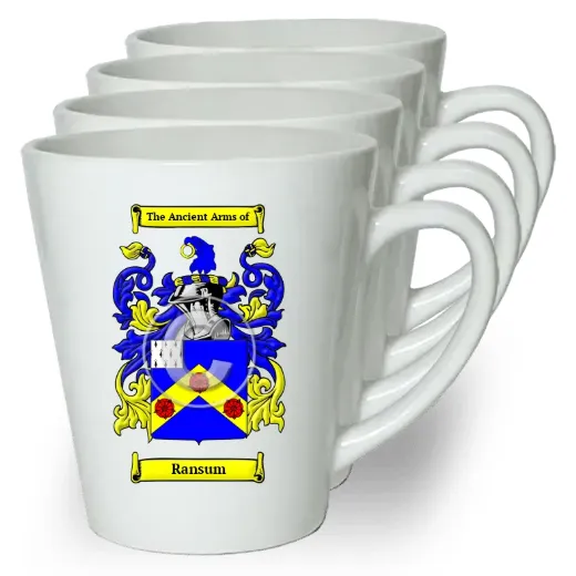 Ransum Set of 4 Latte Mugs