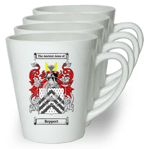 Reppert Set of 4 Latte Mugs