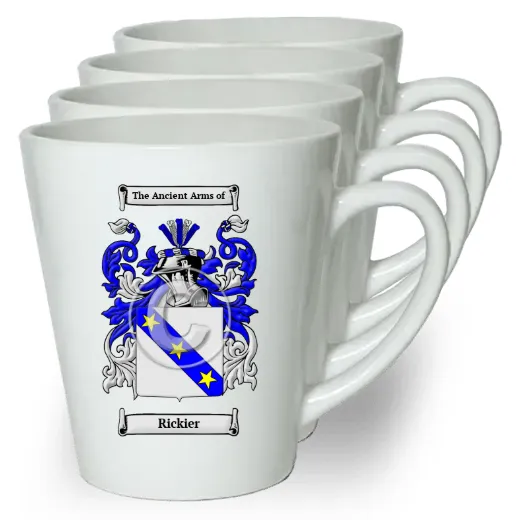 Rickier Set of 4 Latte Mugs