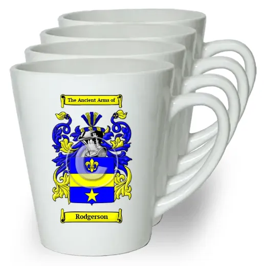Rodgerson Set of 4 Latte Mugs