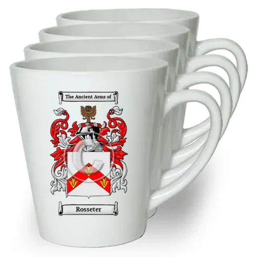 Rosseter Set of 4 Latte Mugs