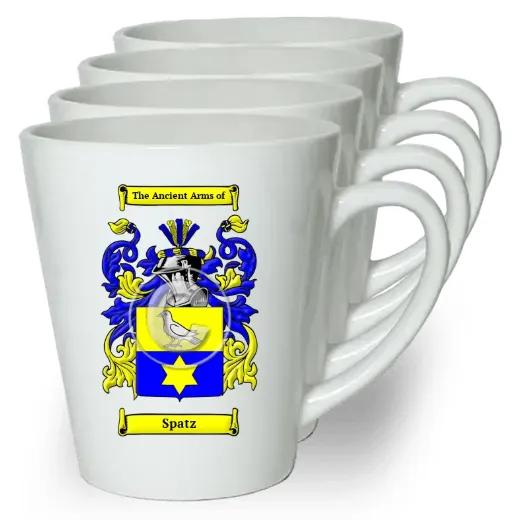 Spatz Set of 4 Latte Mugs