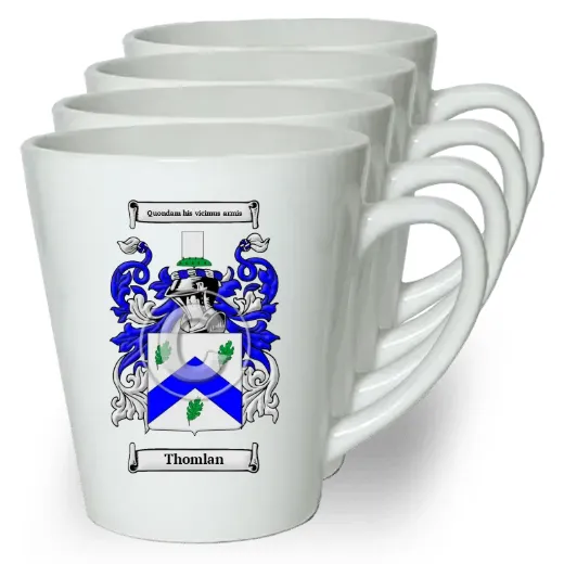 Thomlan Set of 4 Latte Mugs