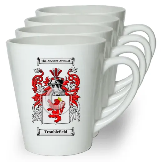 Troublefield Set of 4 Latte Mugs
