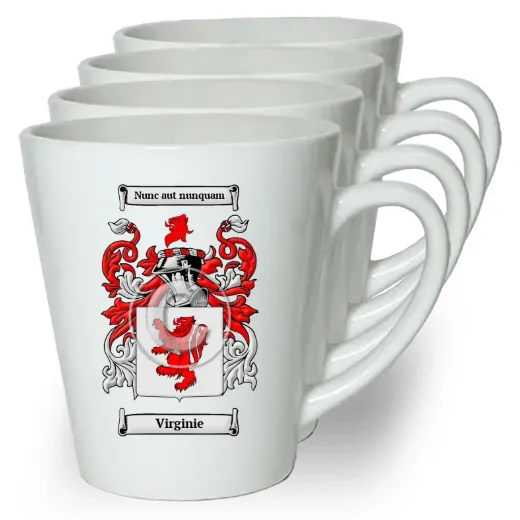 Virginie Set of 4 Latte Mugs