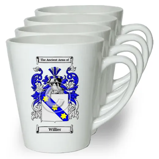 Willier Set of 4 Latte Mugs