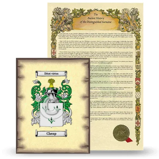 Cheap Coat of Arms and Surname History Package