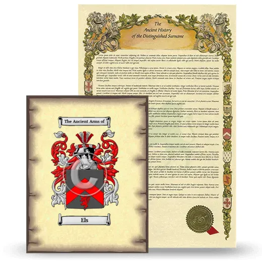 Els Coat of Arms and Surname History Package