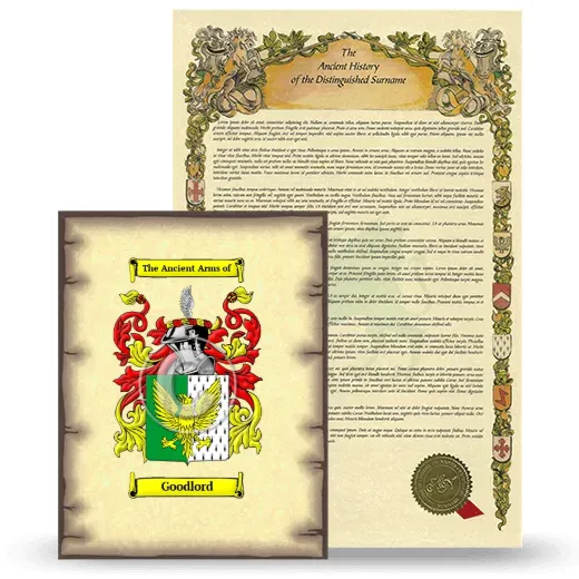 Goodlord Coat of Arms and Surname History Package