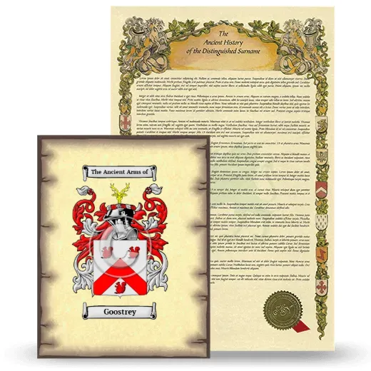 Goostrey Coat of Arms and Surname History Package