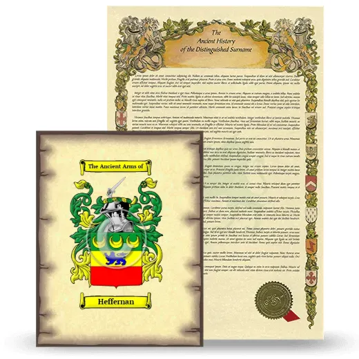 Heffernan Coat of Arms and Surname History Package