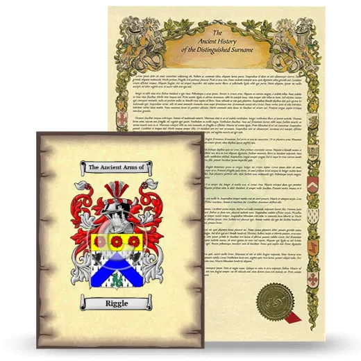 Riggle Coat of Arms and Surname History Package