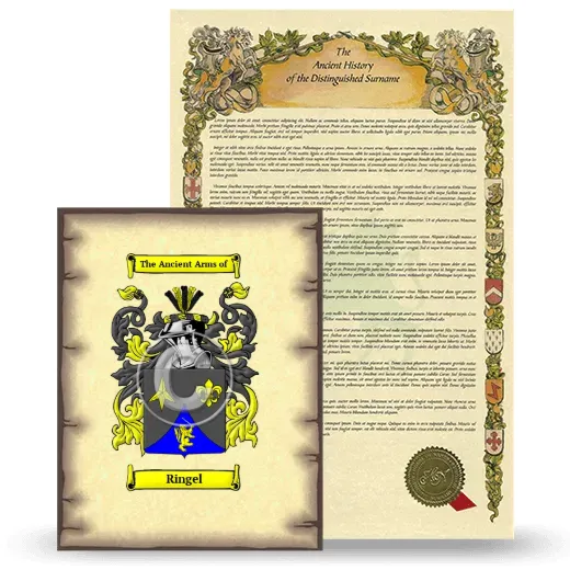 Ringel Coat of Arms and Surname History Package